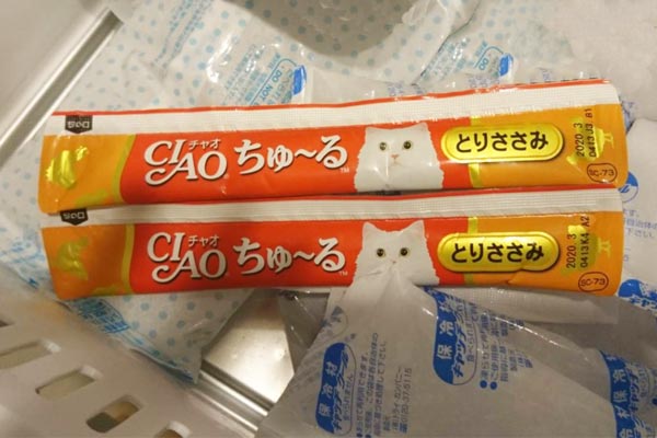 夏は冷やして。猫のおやつ「CIAOちゅーる」が便利すぎる！